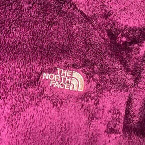 The North Face Osito Jacket Women’s Small Full Zip Fleece Coat Purple Pink Berry - Picture 9 of 16